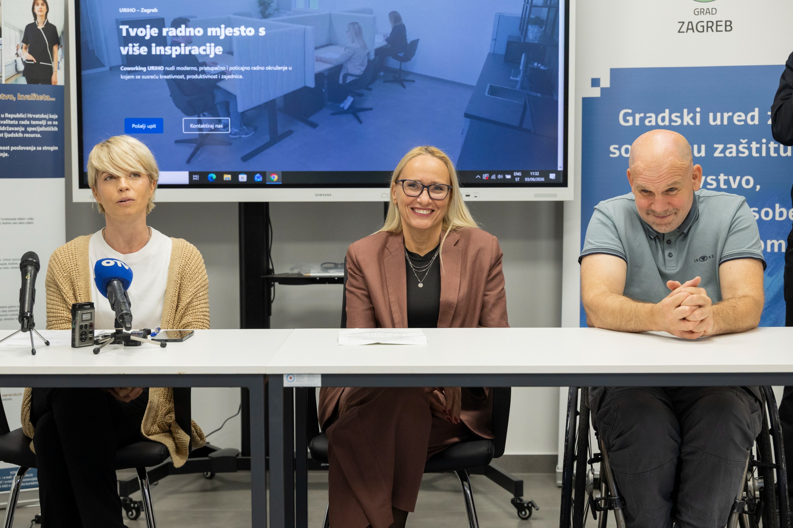 Otvoren URIHO – coworking prostor: podrška osobama s invaliditetom koje samostalno kreću u posao